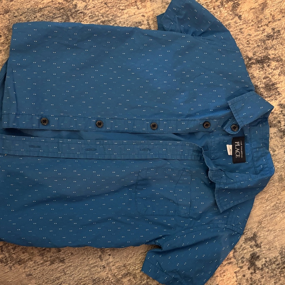 Place Teal Button-Up Shirt